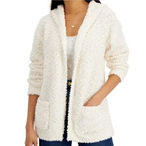 Hippie Rose Cream Teddy Jacket, *NWT* Size Extra Large